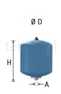 CWU DE-8 10bar - dane techniczne